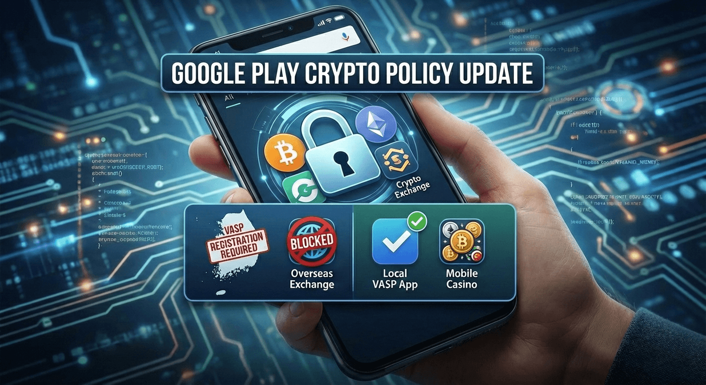 Google Play's new rules require VASP registration for crypto apps in South Korea