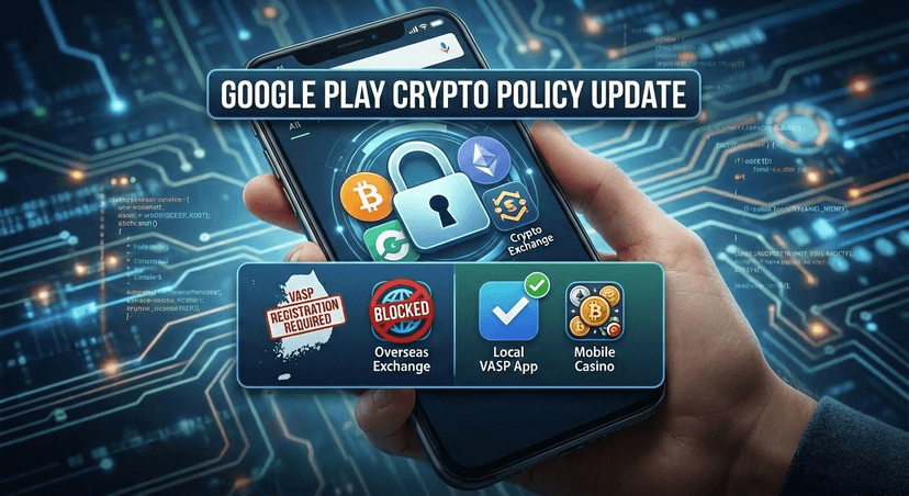 Google Play's new rules require VASP registration for crypto apps in South Korea