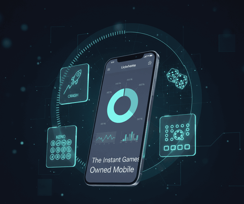 What dominated mobile instant-game visibility in 2025